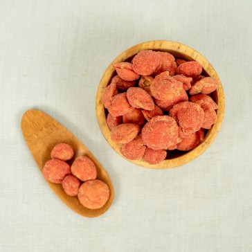 Wasabi pinda's rood