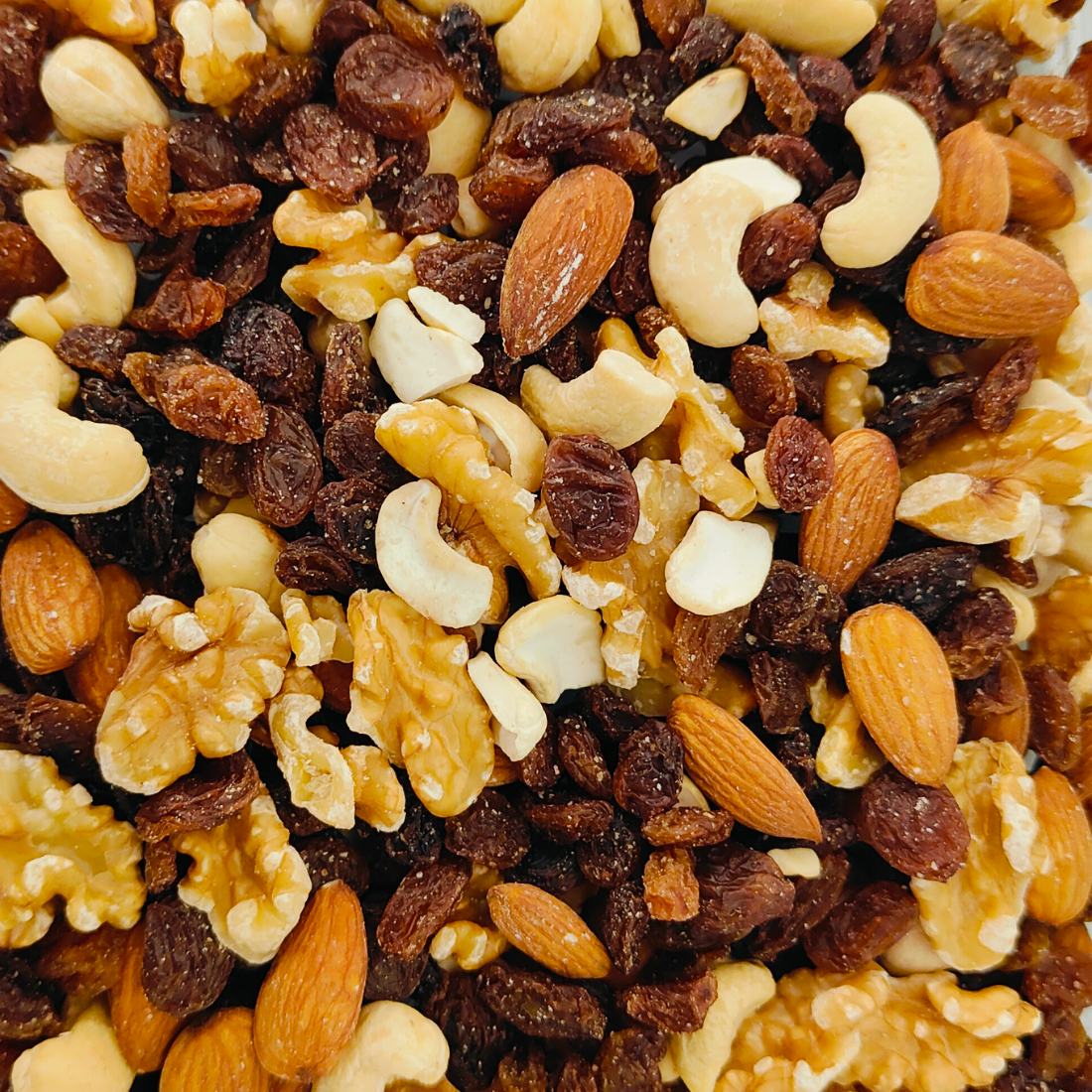 Natuurmix met rozijnen
