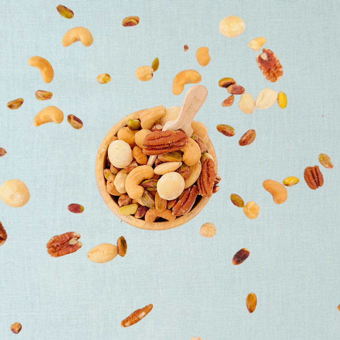 Pistache macadamia mix gezouten