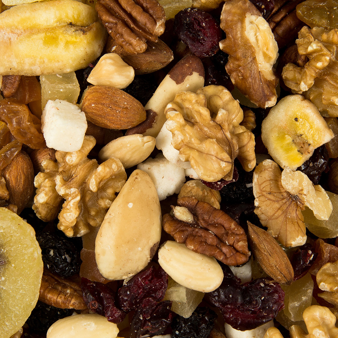 Noten gedroogd fruitmix
